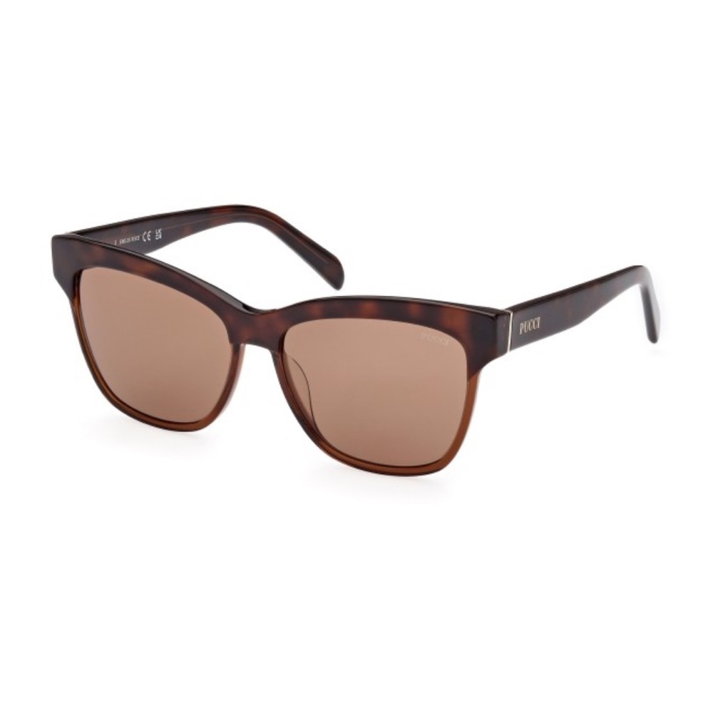NEW Emilio Pucci 57mm Brown Sunglasses for Women